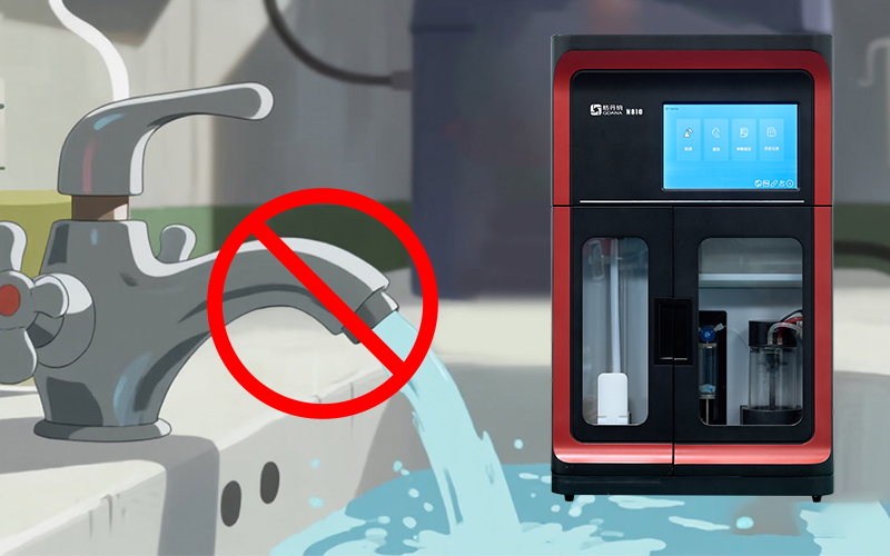 傳統凱氏定氮儀依賴玻璃冷凝器，必須外接自來水冷卻，不僅消耗大量水資源，還受水壓、水溫影響，成為實驗室效率與成本控制的“隱形障礙”。而免水全自動凱氏定氮儀的出現，正是為解決這一痛點而來。